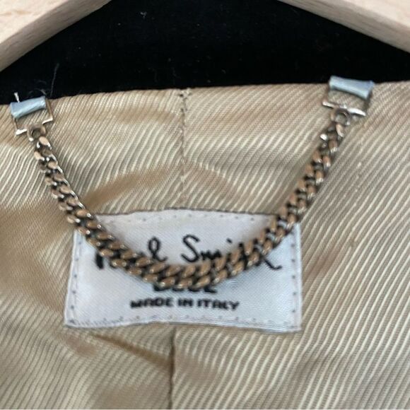 Vintage Paul Smith Black Velvet Double Breasted Blazer - Picture 7 of 12